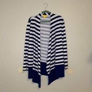 Blue stripped cardigan